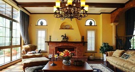 配以暖色的地中海家居風格設計