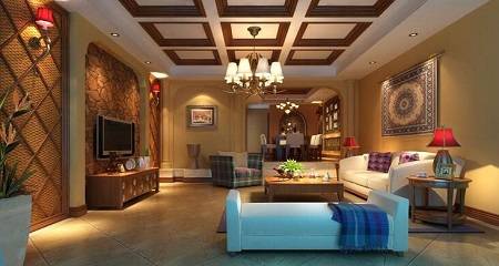 彩色搭配的地中海風格設計