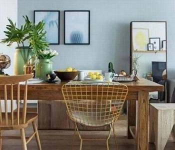 中性材質如藤、木材等